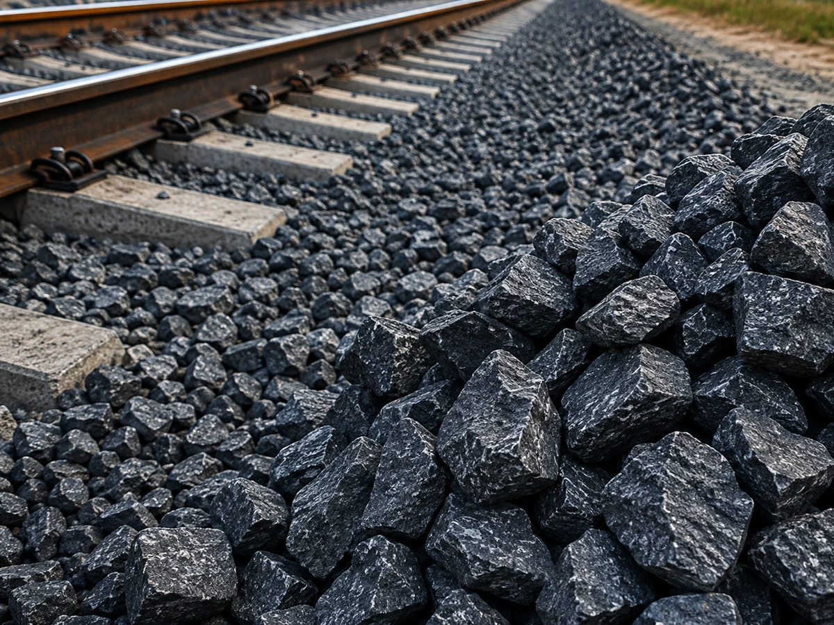 Railway ballast and aggregate