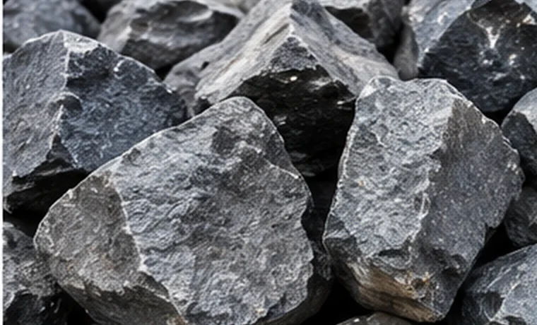 Raw basalt stone